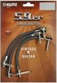Klotz VINPAN '59 Vintage pancake pro 3x 15 cm Angled - Angled Patch Cable (Like new)