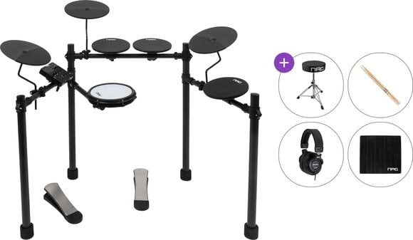 Batería electrónica NRG EDK-10 Kickstart Kit Standard SET Black Batería electrónica - 1