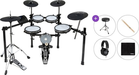 Elektromos dobszett NRG EDK-200 Stage Kit Standard SET Black Elektromos dobszett - 1