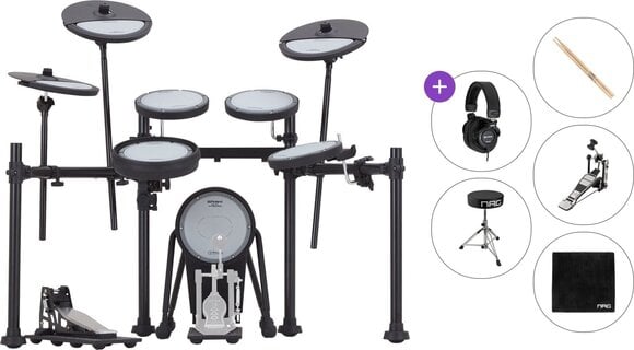 Elektronická bicí sada Roland VQD106PADS Standard SET Black Elektronická bicí sada - 1