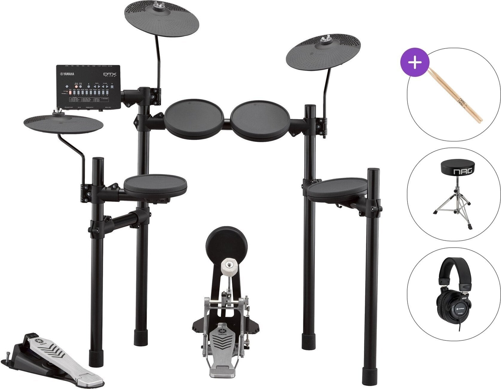 Комплект електронни барабани Yamaha DTX432K Basic SET Black Комплект електронни барабани