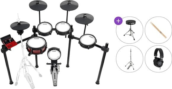 Elektronická bicí sada Alesis Nitro Ultimate Kit Basic SET Black Elektronická bicí sada - 1