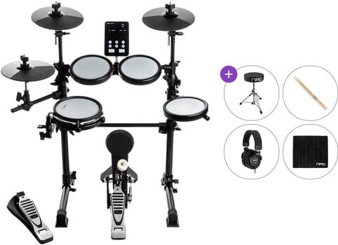 Elektronisk trommesæt NRG EDK-100 Student Kit Standard SET Black Elektronisk trommesæt - 1
