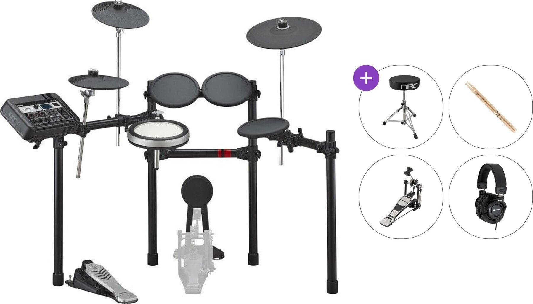 Electronic Drumkit Yamaha DTX6K-X Basic SET Black Electronic Drumkit
