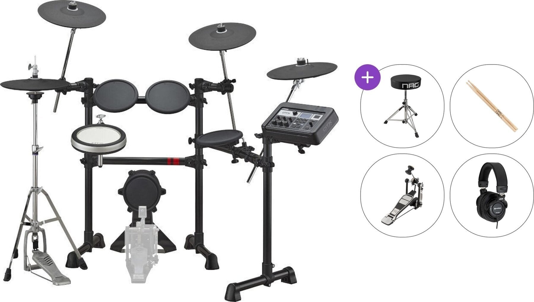 Electronic Drumkit Yamaha DTX6K2-X Basic SET Black Electronic Drumkit