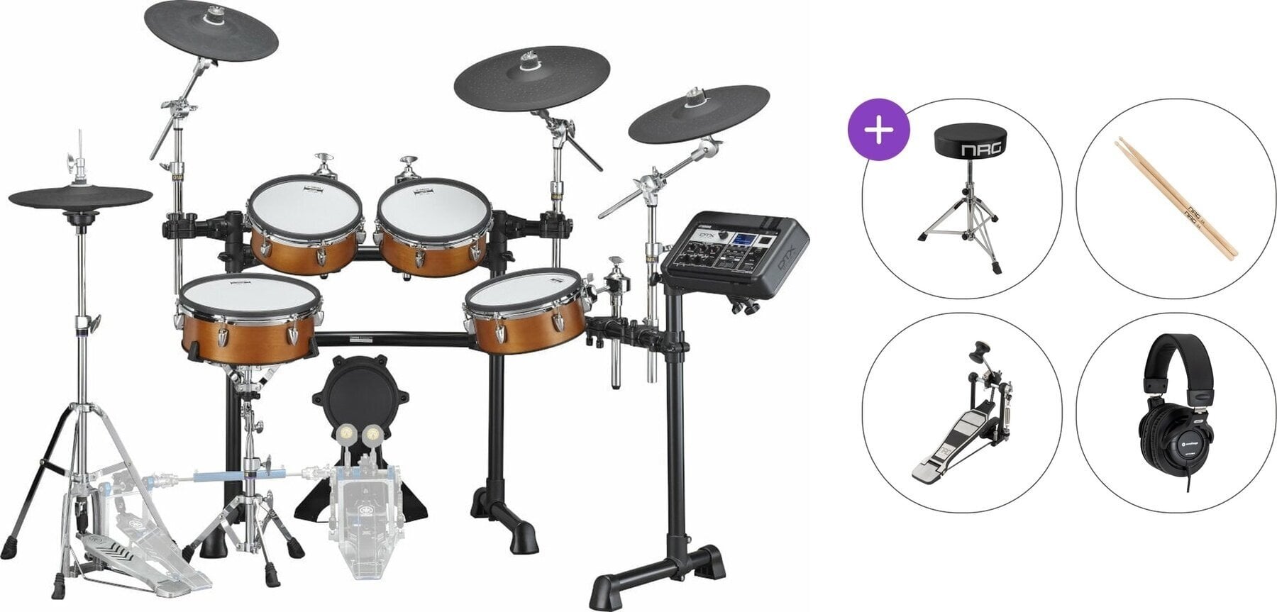 Комплект електронни барабани Yamaha DTX8K-M Basic SET Real Wood Комплект електронни барабани