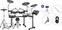 Elektronická bicí sada Yamaha DTX8K-X Basic SET Black Forest Elektronická bicí sada