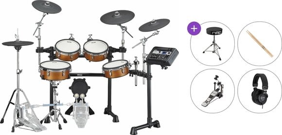 Electronic Drumkit Yamaha DTX8K-X Basic SET Real Wood Electronic Drumkit - 1