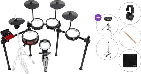 Elektronická bicí sada Alesis Nitro Ultimate Kit Standard SET Black Elektronická bicí sada - 1