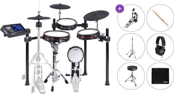 Elektromos dobszett Alesis Strata Club Standard SET Black Elektromos dobszett - 1