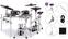 Elektronická bicia sada Pearl P-EM-53T e/Merge Traditional Standard SET Black Elektronická bicia sada