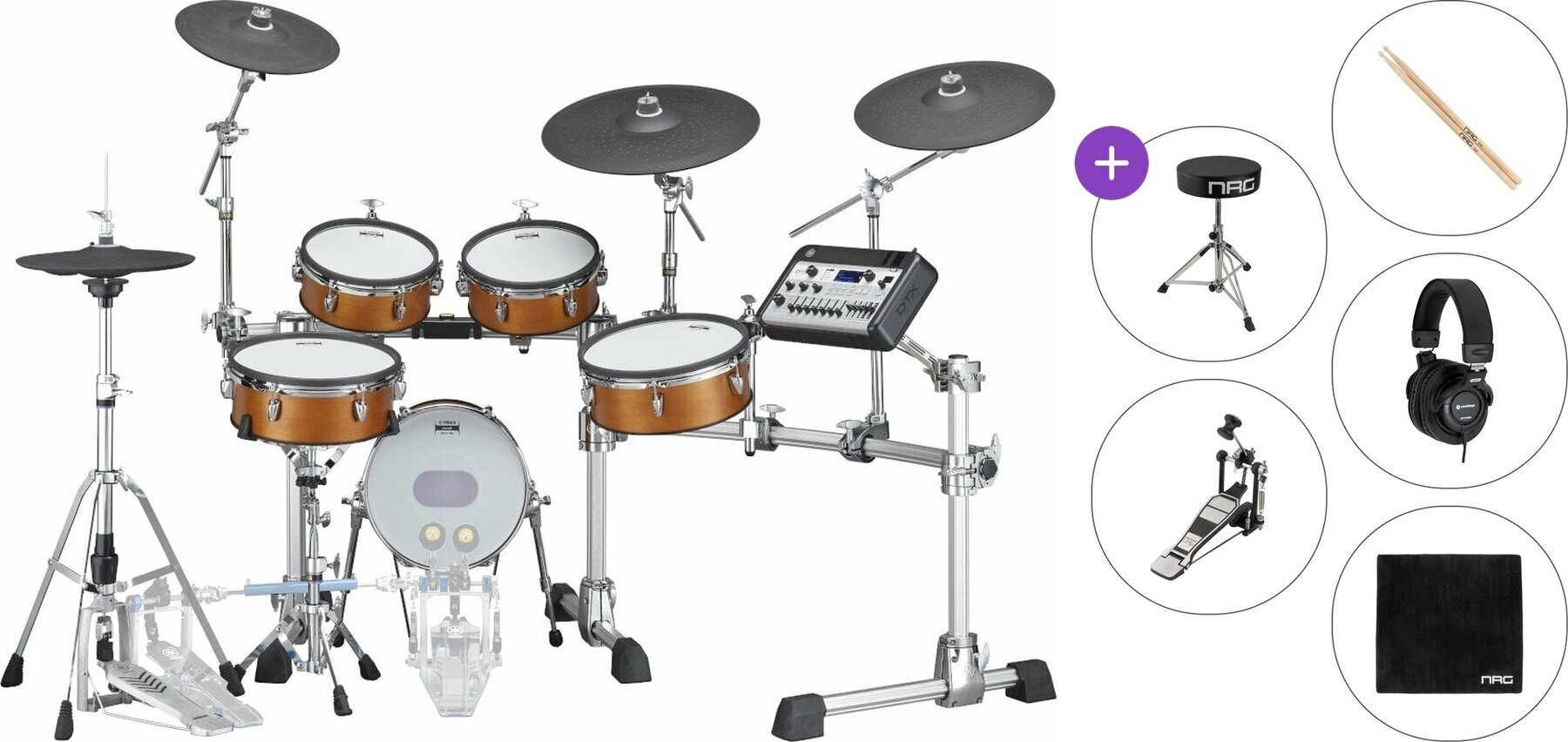 Electronic Drumkit Yamaha DTX10K-M Standard SET Real Wood Electronic Drumkit