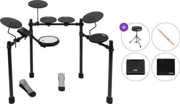 Elektronická bicí sada NRG EDK-10 Kickstart Kit Premium SET Black Elektronická bicí sada - 1