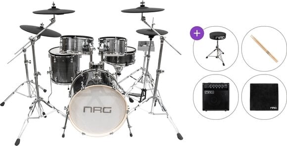 Electronic Drumkit NRG EDK-1000 Pro Kit Premium SET Grey Electronic Drumkit - 1