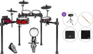Електронна барабанна установка Alesis Nitro Pro Kit Premium SET Black Електронна барабанна установка