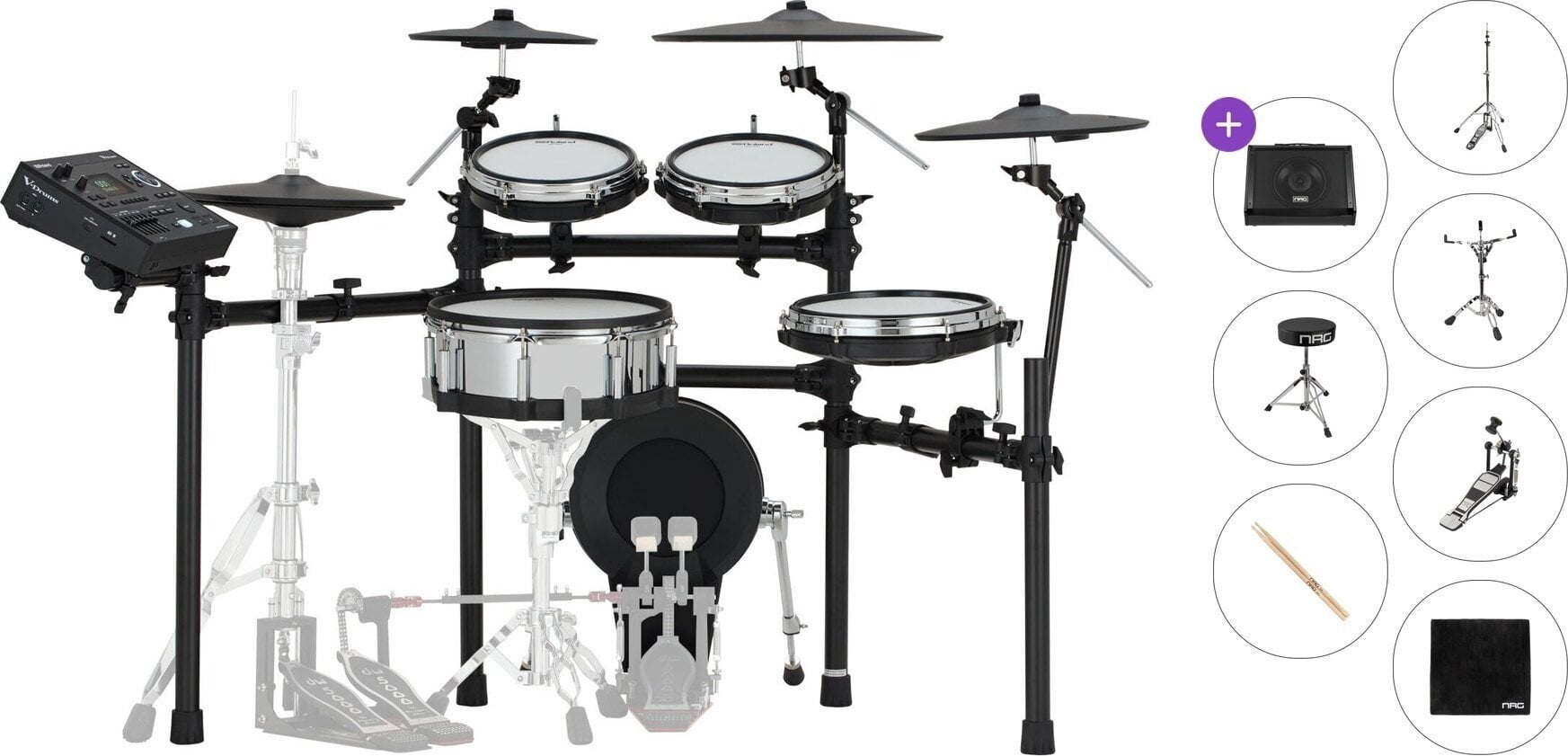 Electronic Drumkit Roland TD516 Premium SET Black Electronic Drumkit