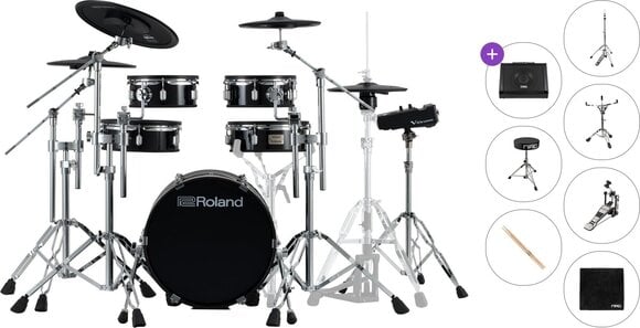 Electronic Drumkit Roland VAD316 Premium SET Black Electronic Drumkit - 1