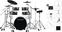 Electronic Drumkit Roland VAD316 Premium SET Black Electronic Drumkit