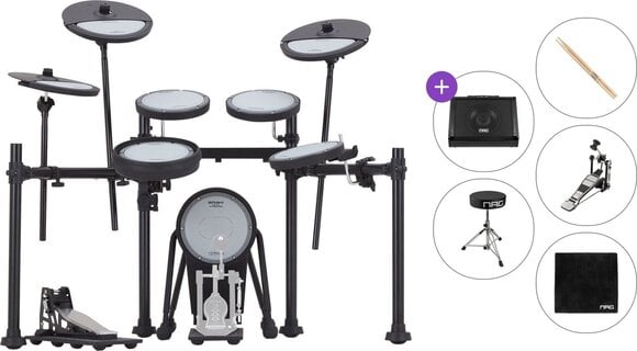 Elektronická bicí sada Roland VQD106PADS Premium SET Black Elektronická bicí sada - 1