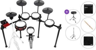 Електронна барабанна установка Alesis Nitro Ultimate Kit Premium SET Black Електронна барабанна установка