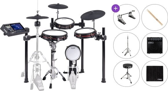 Elektronická bicí sada Alesis Strata Club Premium SET Black Elektronická bicí sada - 1