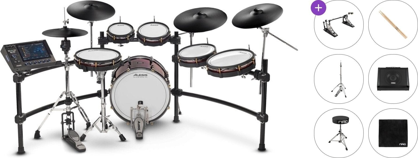 Electronic Drumkit Alesis Strata Prime Premium SET Black Electronic Drumkit