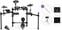Electronic Drumkit Nux DM-210 Premium SET Black Electronic Drumkit