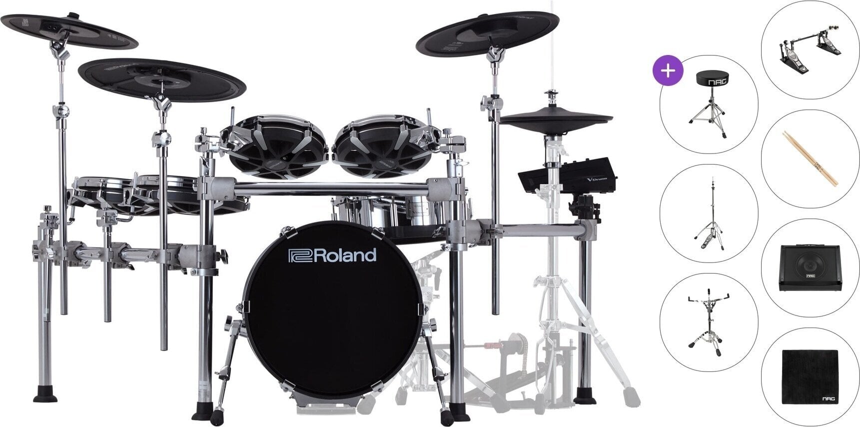 Elektronická bicí sada Roland TD716 Premium SET Elektronická bicí sada