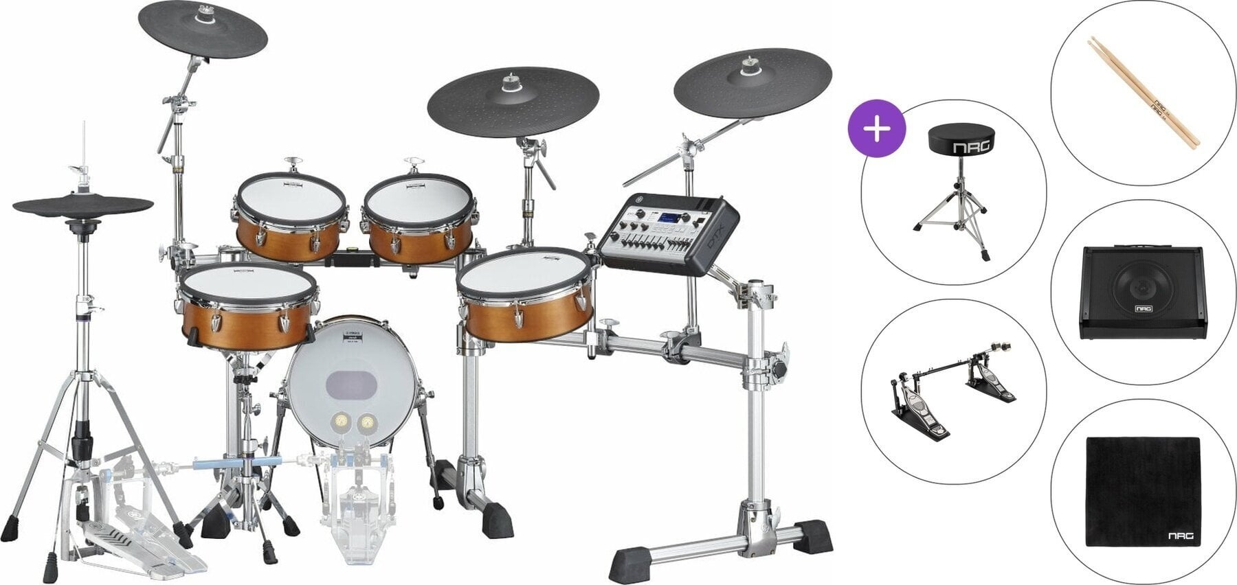 Batería electrónica Yamaha DTX10K-M Premium SET Real Wood Batería electrónica