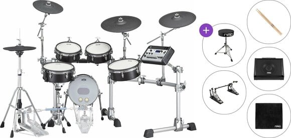 Electronic Drumkit Yamaha DTX10K-X Premium SET Black Forest Electronic Drumkit - 1