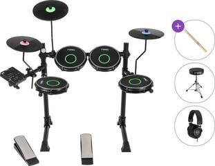 Setovi električnih bubnjeva NRG EDK-50 LightUp Basic SET Black Setovi električnih bubnjeva