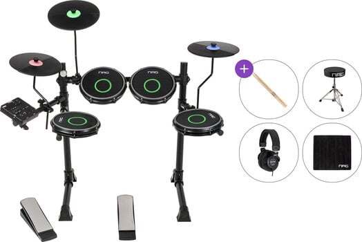 Set de tobe electronice NRG EDK-50 LightUp Standard SET Black Set de tobe electronice - 1
