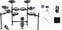 Electronic Drumkit Nux DM-310 Standard SET Black Electronic Drumkit