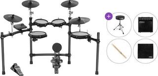 Електронна барабанна установка Nux DM-310 Premium SET Black Електронна барабанна установка