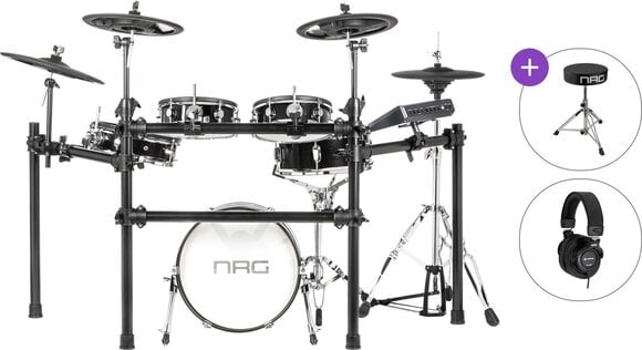 Електронна барабанна установка NRG EDK-600 Performance Kit Basic SET Black Електронна барабанна установка - 1