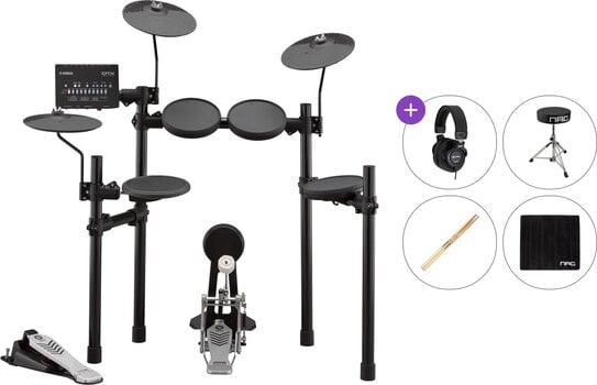 Elektronická bicí sada Yamaha DTX452K Standard SET Black Elektronická bicí sada - 1