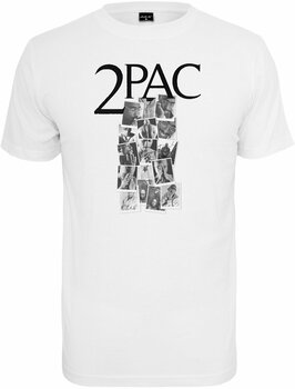 T-shirt 2Pac T-shirt Collage Blanc XL - 1