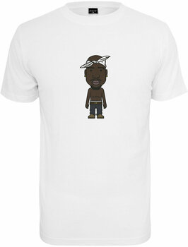 T-shirt 2Pac T-shirt LA Sketch Blanc M - 1