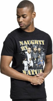 T-Shirt Naughty by Nature T-Shirt 90s Schwarz L - 1