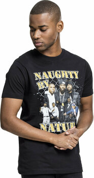 T-shirt Naughty by Nature 90s Black 2XL T-shirt - 1