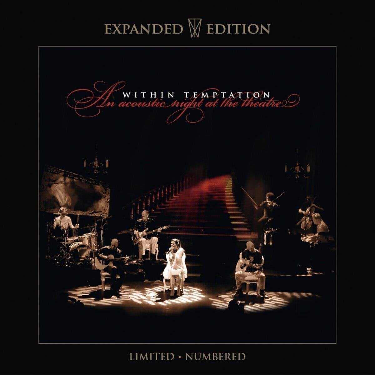 Vinyl Record Within Temptation - An Acoustic Night At The Theatre (Limited Edition) (Gatefold) (Red/Black Half/Half Coloured) (LP)