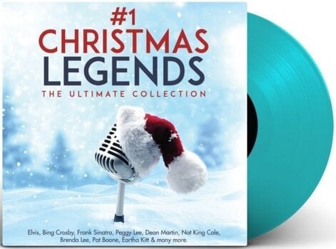 Vinyl Record Various Artists - #1 Christmas Legends - The Ultimate Collection (Blue Coloured) (LP) - 1