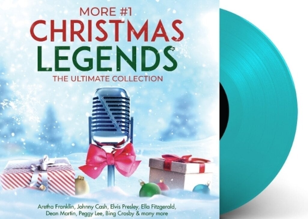 Vinyl Record Various Artists - More #1 Christmas Legends - The Ultimate Collection Part 2 (Blue Coloured) (LP)