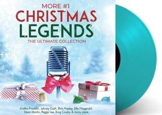 Vinyl Record Various Artists - More #1 Christmas Legends - The Ultimate Collection Part 2 (Blue Coloured) (LP)