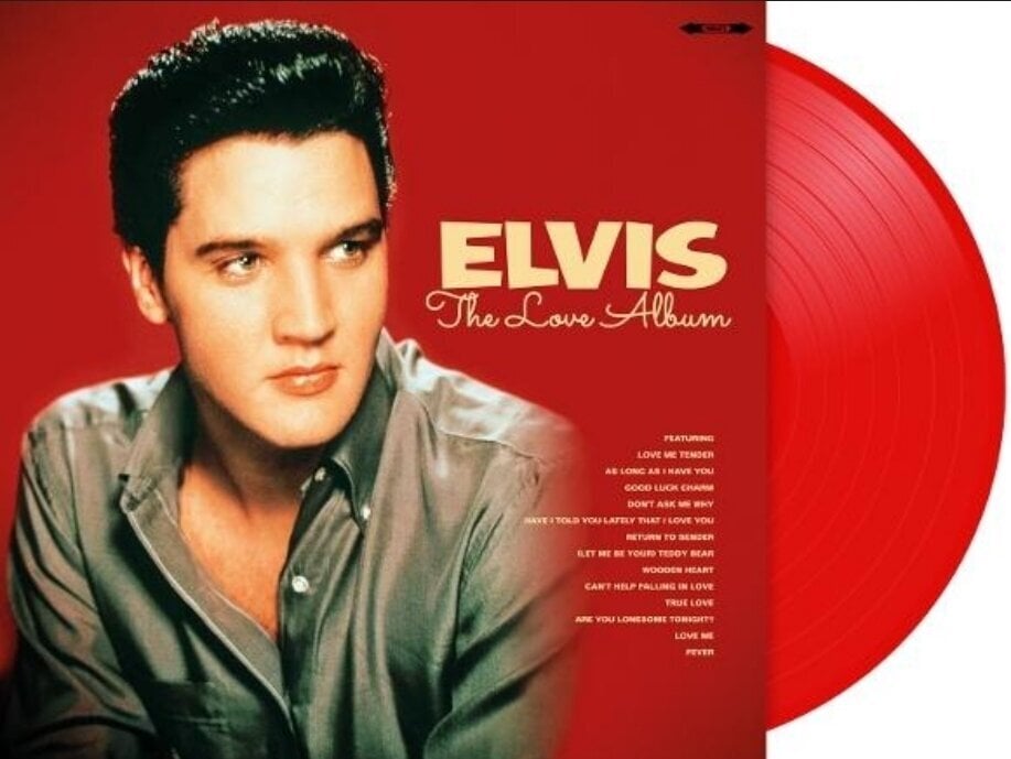 Vinyl Record Elvis Presley - The Love Album (Red Coloured) (LP)