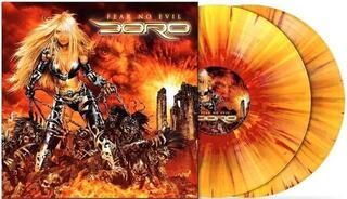 Vinyl Record Doro - Fear No Evil (Yellow with Red Splatter Coloured) (2 LP)