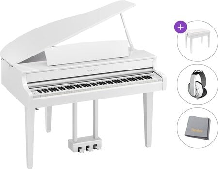 Digitální grand piano Yamaha CLP-865GPWH Standard SET Digitální grand piano Polished White - 1