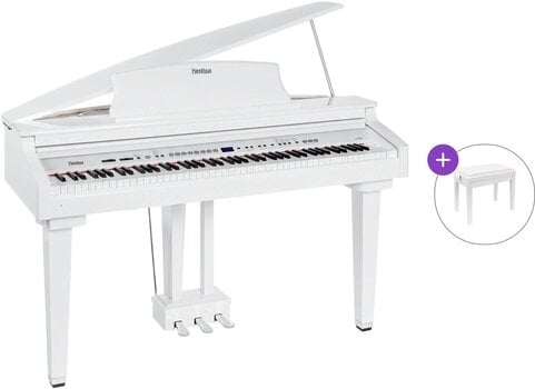 Digital grand flygel Pianonova Gran Concierto Basic SET Digital grand flygel White - 1