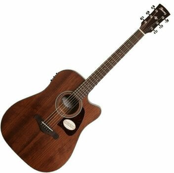electro-acoustic guitar Ibanez AW54CE-OPN Open Pore Natural - 1