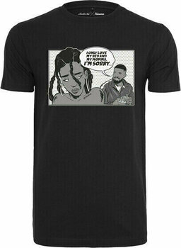 T-Shirt Drake T-Shirt Sorry Unisex Black XS - 1